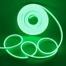 LED Neon Light Rope, Waterproof Outdoor Flexible Light with Connector, 120LED/M Silicone Light for Diwali, Christmas, Indoor Outdoor Decoration (Green) (5 Meter) Chain Silicone Light Hanging Chain Rod-image-36