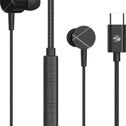 Zeb-Buds C2, Type-C , In-Line Mic, 10mm Drivers, Metallic Design, Braided Cable Wired Headset-image-91