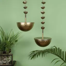 amaya decors Hanging Lobaan Urli Set of 2-picture-40