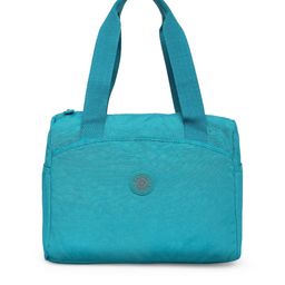 BAOMI Turquoise Blue Solid Nylon Messenger Bag-56
