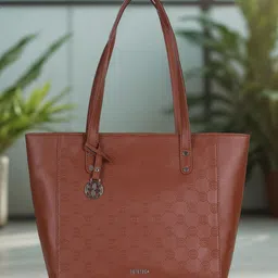 Toteteca PU Oversized Structured Handheld Bag with Quilted-11