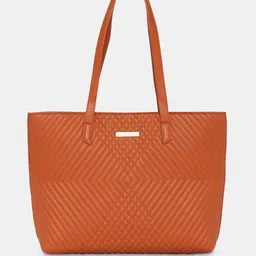 Caprese Self Designed Oversized Structured Shoulder Bag-4