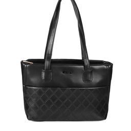 Metro Textured Structured Shoulder Bag with Quilted-image-14