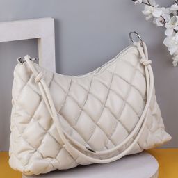 Mochi Colourblocked Bucket Sling Bag with Quilted-image-66