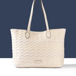 Accessorize PU Oversized Structured Hobo Bag with Quilted-14