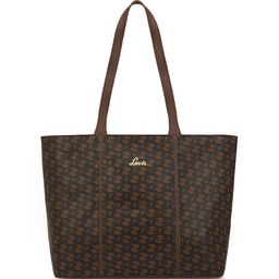 Lavie Women Typography Printed Structured Leather Shoulder Bag-32