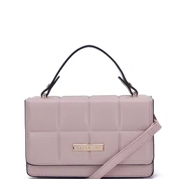 GIORDANO Textured PU Structured Satchel Bag with Quilted-18