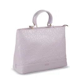Mochi Textured Structured Quilted Satchel image 2