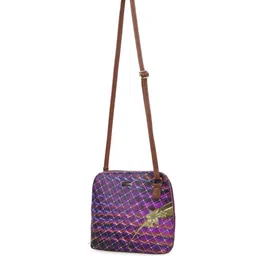 YOYOWING Abstract Printed Structured Sling Bag image 5