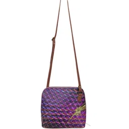 YOYOWING Abstract Printed Structured Sling Bag image 2