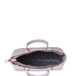 Mochi Textured Structured Quilted Satchel image 4