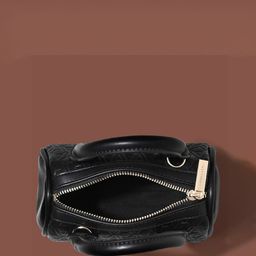 Accessorize Textured Bowling Handheld Bag with Quilted image 5