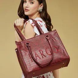 FARGO Textured Structured Shoulder Bag image 3