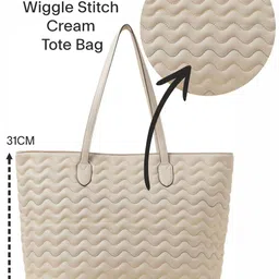 Accessorize PU Oversized Structured Hobo Bag with Quilted image 4