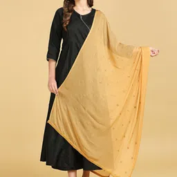 Dupatta Bazaar Floral Embroidered Sequinned Dupatta-picture-48