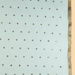 Dupatta Bazaar Geometric Embroidered Sequinned Detailed Net Dupatta image 4