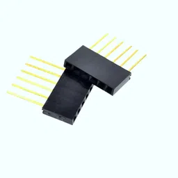 6 Pin Female 11mm tall stackable Header Connector for Arduino-5Pcs. image 2