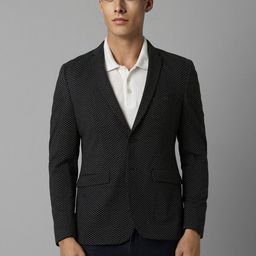 Louis Philippe Sport Men Super Slim Fit Single-Breasted Blazer-picture-12