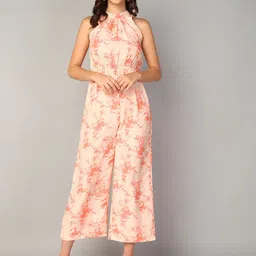 Mast & Harbour Printed Basic Jumpsuit-image-12
