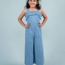 TWEENY MINI Girls Shoulder Strap Basic Jumpsuit-image-71