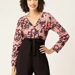 Sleek Italia Animal Printed V-Neck Playsuit-picture-34