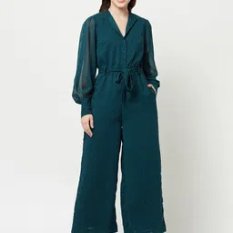 SQew Printed Culotte Jumpsuit-image-52