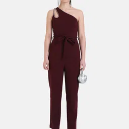 Kazo One Shoulder Basic Jumpsuit-9
