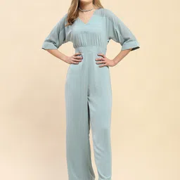 CAMLA V-Neck Flared Sleeves Jumpsuit-picture-21