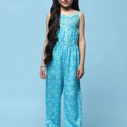 Biba Girls Printed Shoulder Straps Basic Jumpsuit-image-86