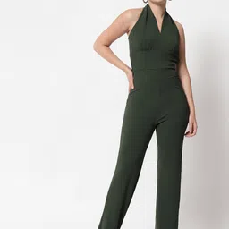 Chemistry Halter Neck Sleeveless Basic Jumpsuit-picture-48