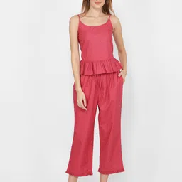 NAVIYATA Women Red Printed Night suit-image-48