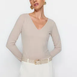 Trendyol V-Neck Bodysuit-picture-45