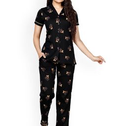 Foxy Floral Printed Pure Cotton Night suit-image-51