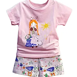 BAESD  Kids Printed Pure Cotton Night suit-image-79