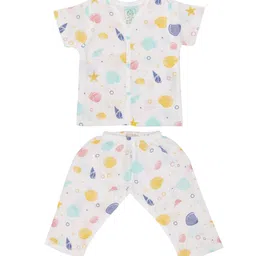 A Toddler Thing Kids Abstract Printed Organic Cotton Night suit-image-76