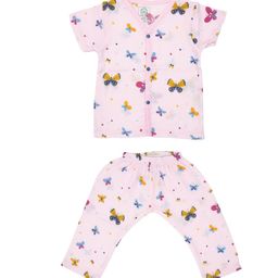 A Toddler Thing Kids Floral Printed Organic Cotton Night suit-picture-20