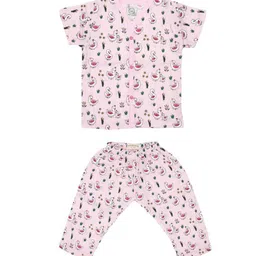 A Toddler Thing Kids Graphic Printed Organic Cotton Night suit-picture-43