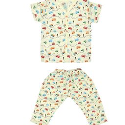 A Toddler Thing Kids Graphic Printed Organic Cotton Night suit-image-21