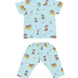A Toddler Thing Kids Animal Printed Organic Cotton Night suit-picture-12