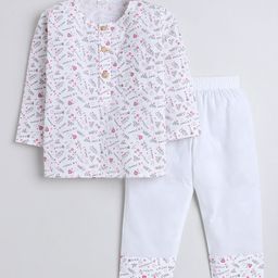 BAESD Girls Printed Pure Cotton Night suit-picture-39