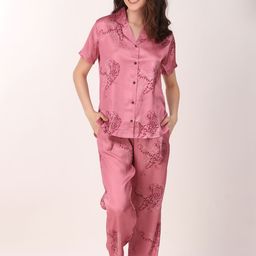 Masha Women Pink Printed Night suit-image-71