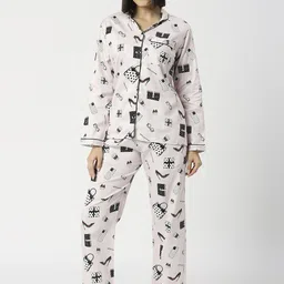 Pyjama Party Women Printed Night suit-picture-56