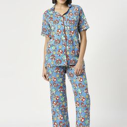 Pyjama Party Women Printed Night suit-image-53