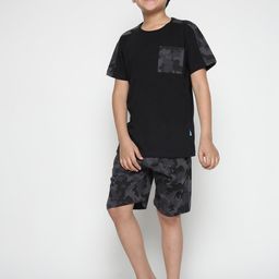 Lil Tomatoes Boys Camouflage Printed Night Suit-image-35