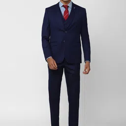 Van Heusen Slim-Fit Single-Breasted Slim-Fit 3-Piece Formal Suit-20