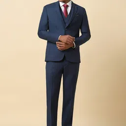Allen Solly Slim-Fit Single-Breasted Three-Piece Formal Suit-picture-30