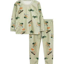 StyleCast Boys Green Printed Night suit-image-72