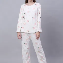 KLOTTHE Conversational Printed Wool Night suit-picture-33