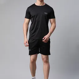 VIMAL JONNEY Men Black Solid Track Suit-picture-20