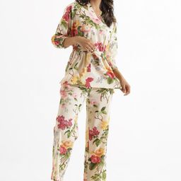 SANSKRUTIHOMES Women Printed Night suit-image-131